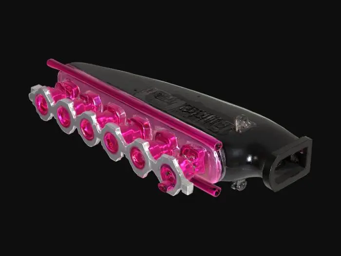 3D model for Billet Hub 2JZ Intake manifold cnc'd 