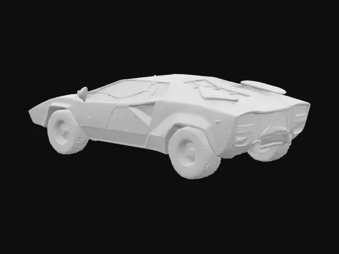 3D model for Lamboughini countache rally baja racer