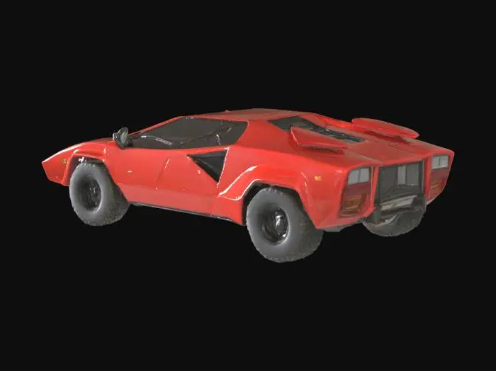 3D model for Lamboughini countache rally baja racer