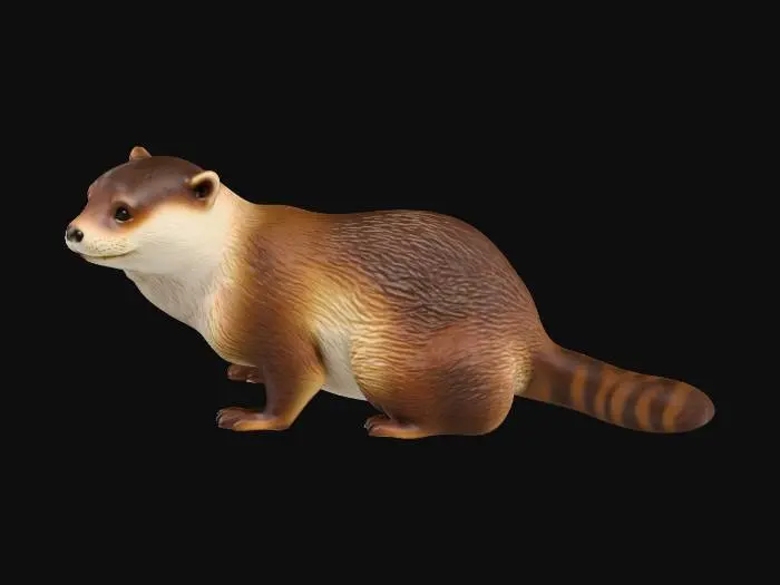3D model for realistic otter
