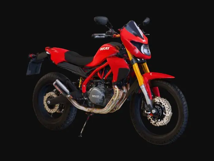 3D model for Ducati enduro motorcycle