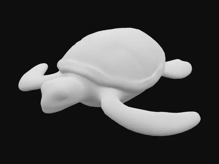 3D model for realistic sea turtle