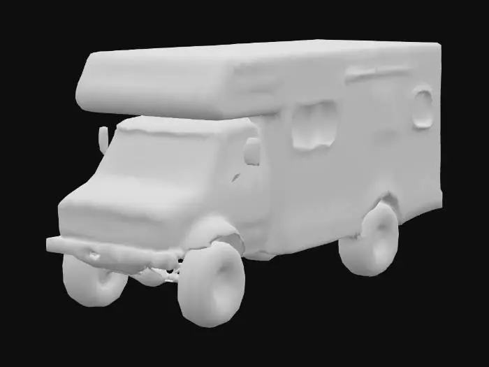 3D model for extreme detail perfect realism rally racing RV