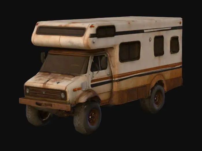 3D model for extreme detail perfect realism rally racing RV