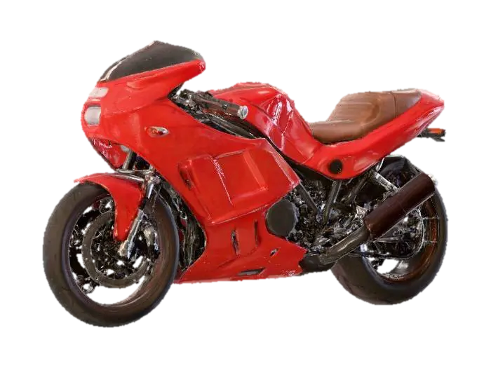 Red Racer - Racecar 3D model, vytvořený pomocí AI