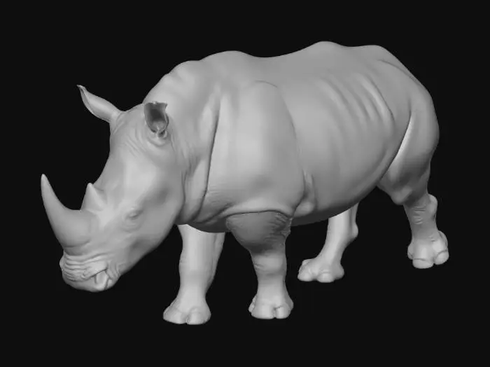 3D model for Majestic Rhino