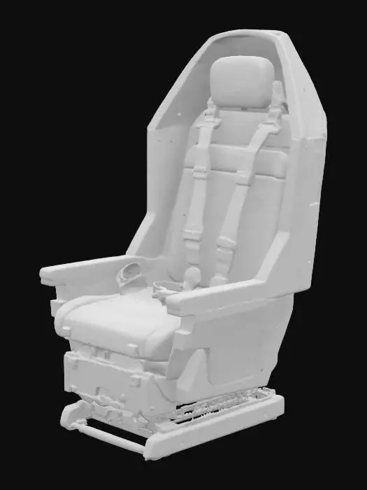 3D model for jet fighter ejection seat