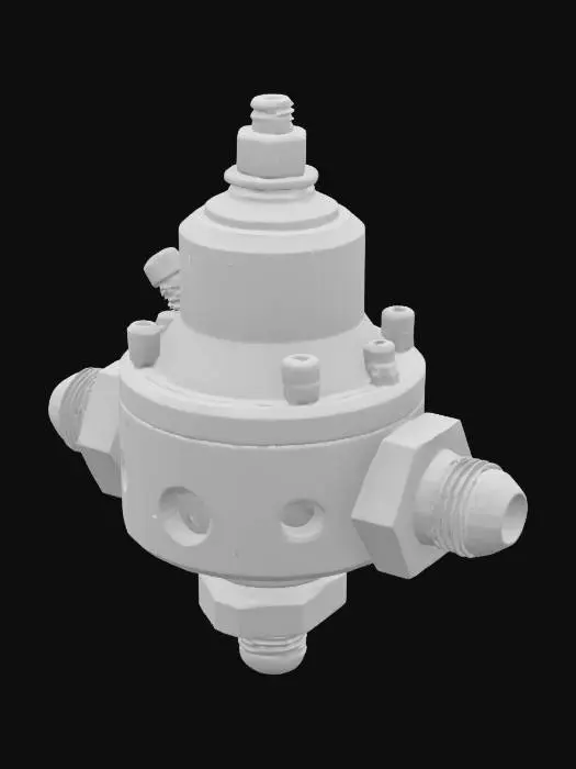 3D model for Purple and Blue Fuel Pressure Regulator