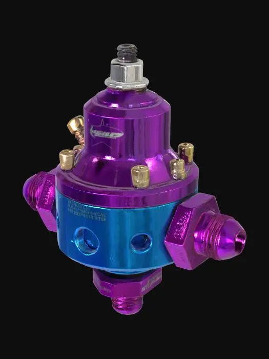 3D model for Purple and Blue Fuel Pressure Regulator