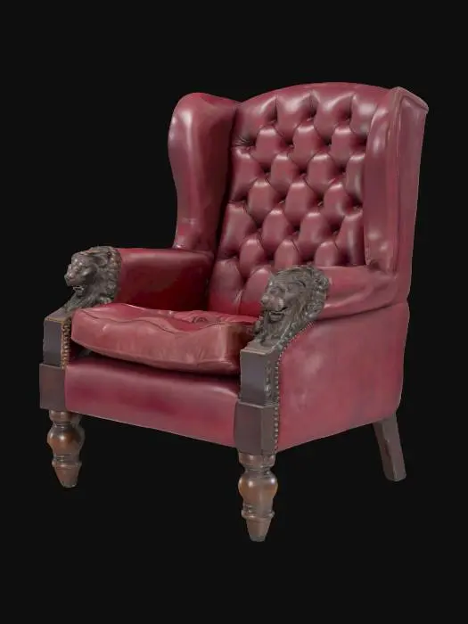 3D model for Morpheus Red Chair