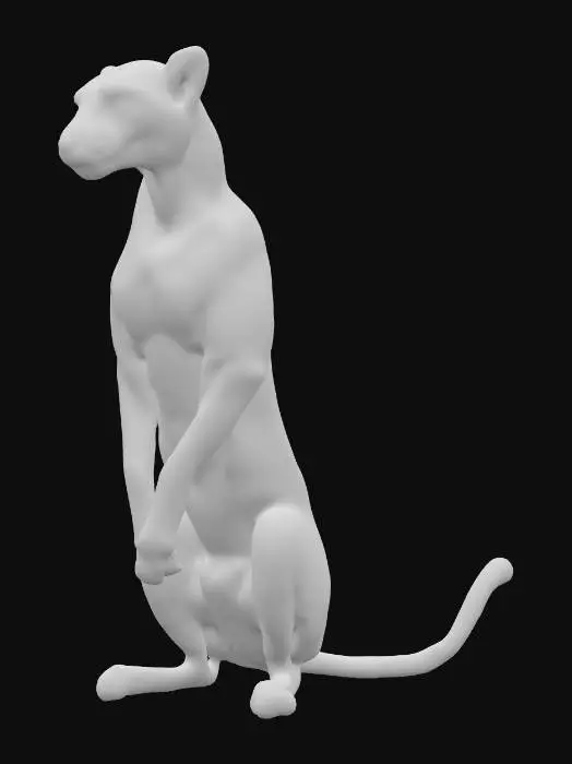3D model for realistic cheetah
