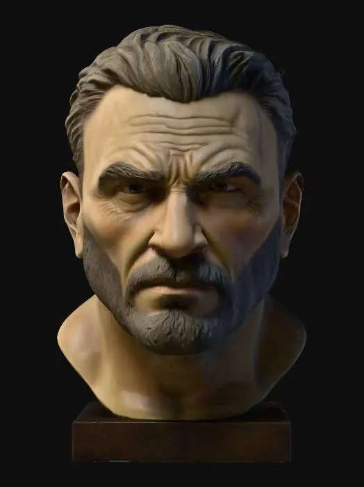 3D model for super high definition bust of a Liev Schreiber