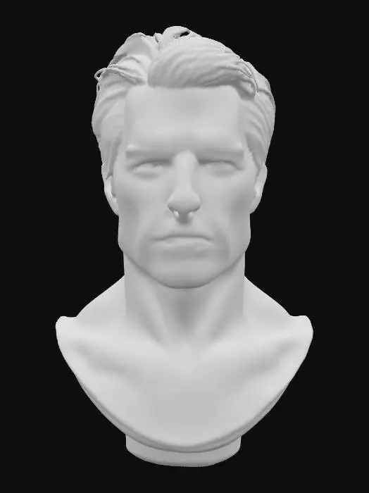 3D model for super high definition bust of tom cruise