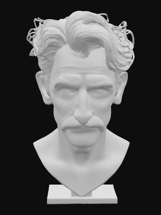 3D model for super high definition bust of young        sean penn