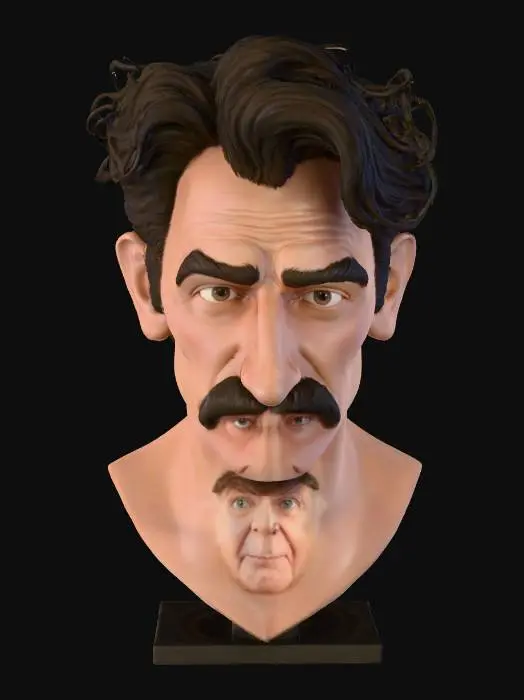 3D model for super high definition bust of young        sean penn