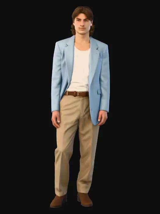 3D model for Elegance in Blue