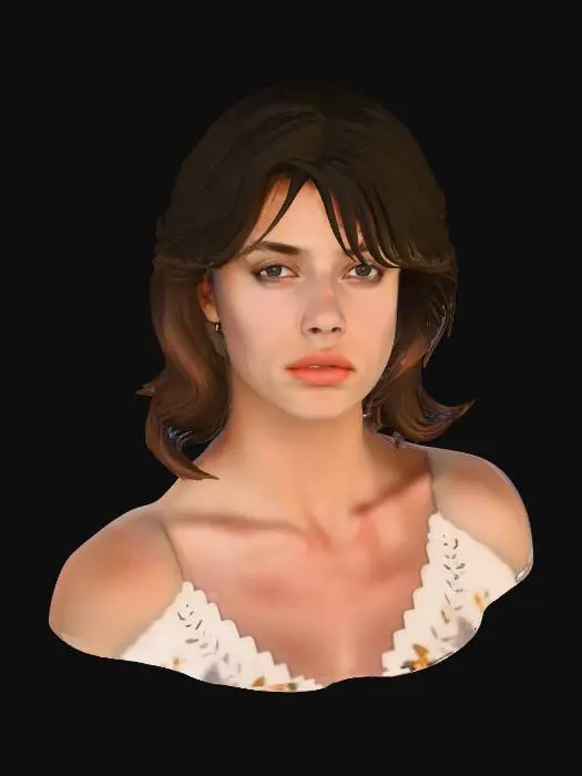 3D model for Portrait in Soft Light