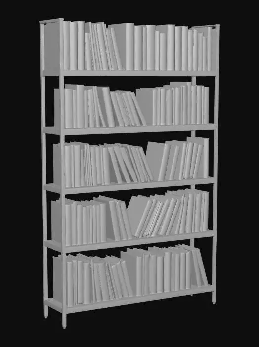 3D model for Bookshelf Collection