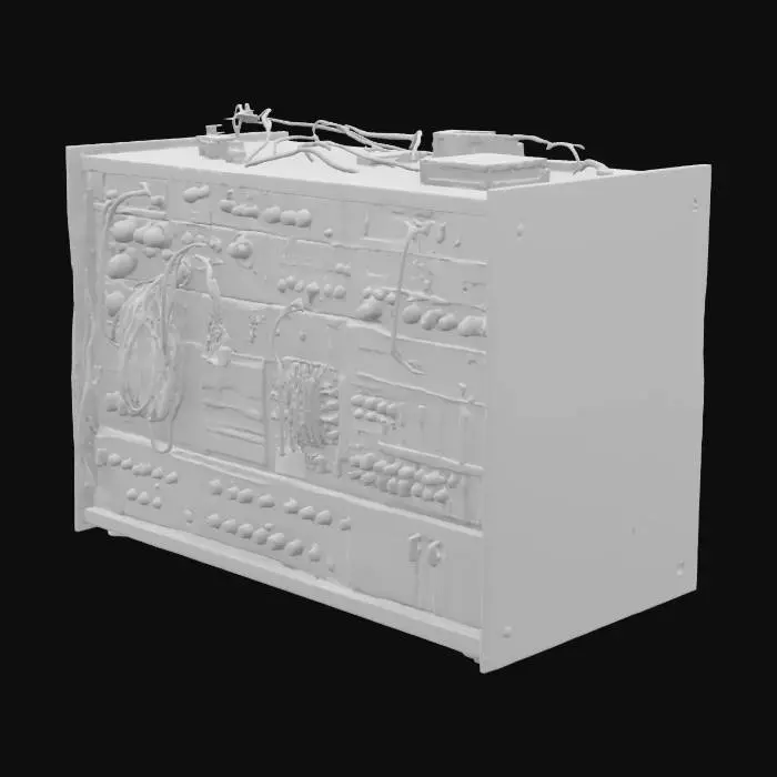 3D model for analog modular synthesizer system