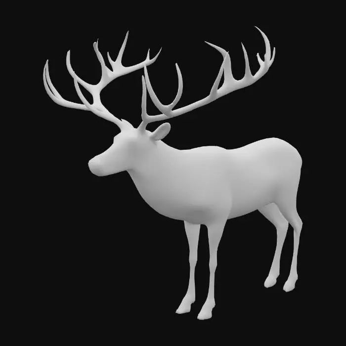 3D model for realistic elk