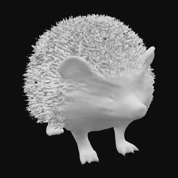 3D model for realistic hedgehog
