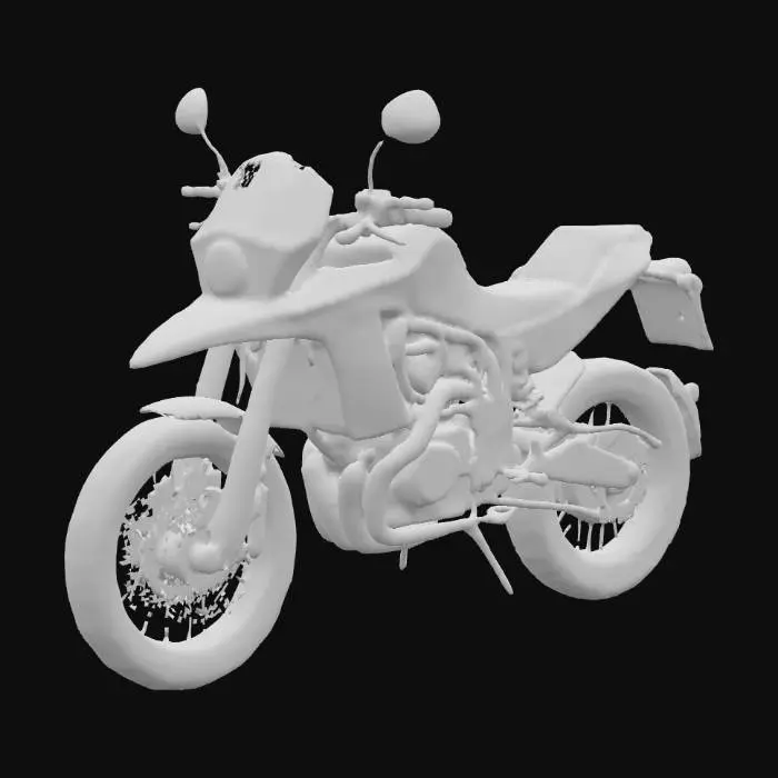 3D model for Ducati enduro motorcycle
