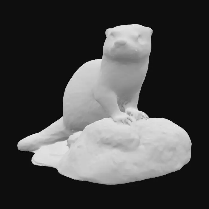 3D model for realistic otter