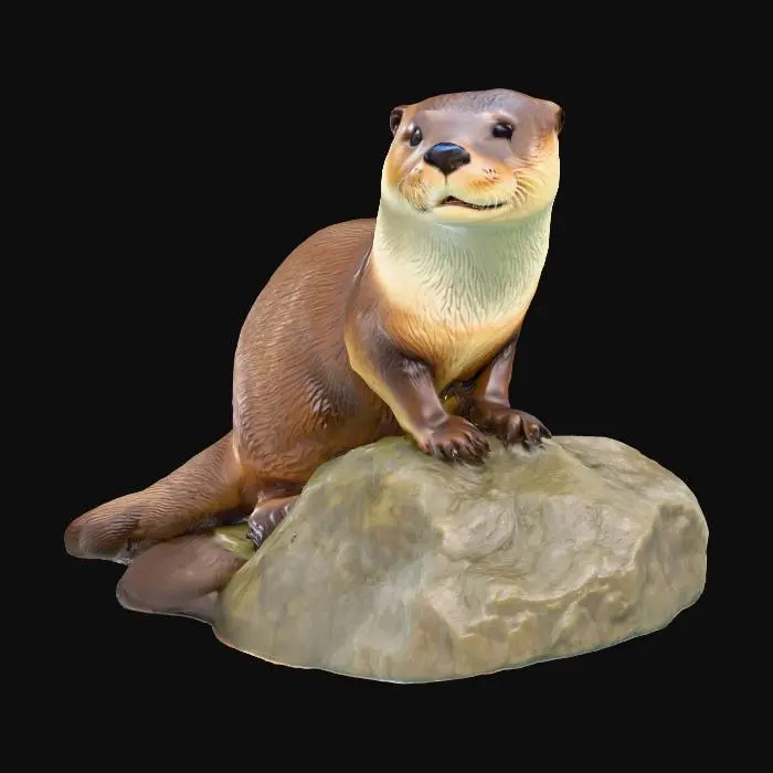 3D model for realistic otter