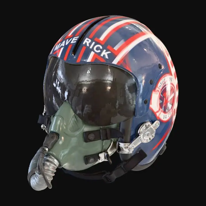 3D model for Pilot Helmet Maverick