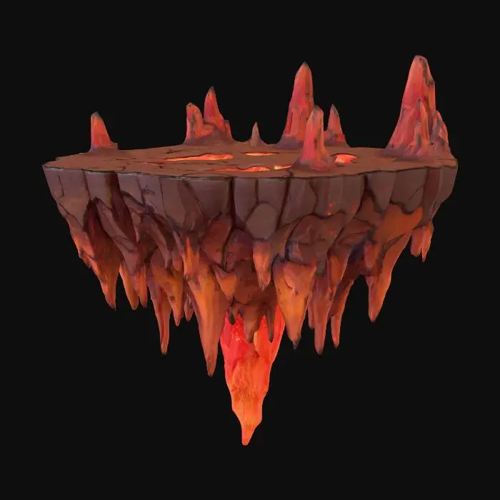 3D model for Infernal Isle