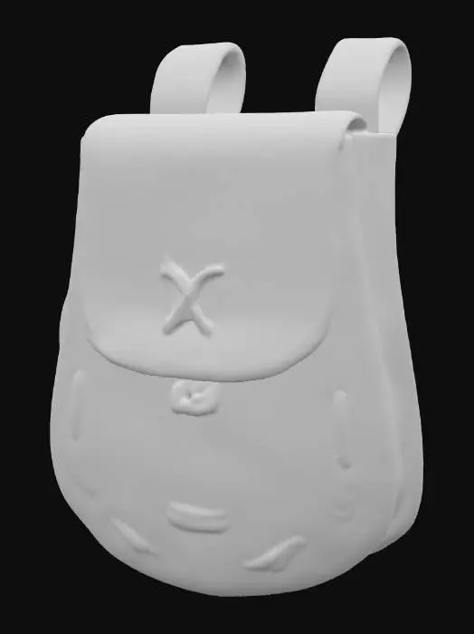 3D model for Leather Satchel