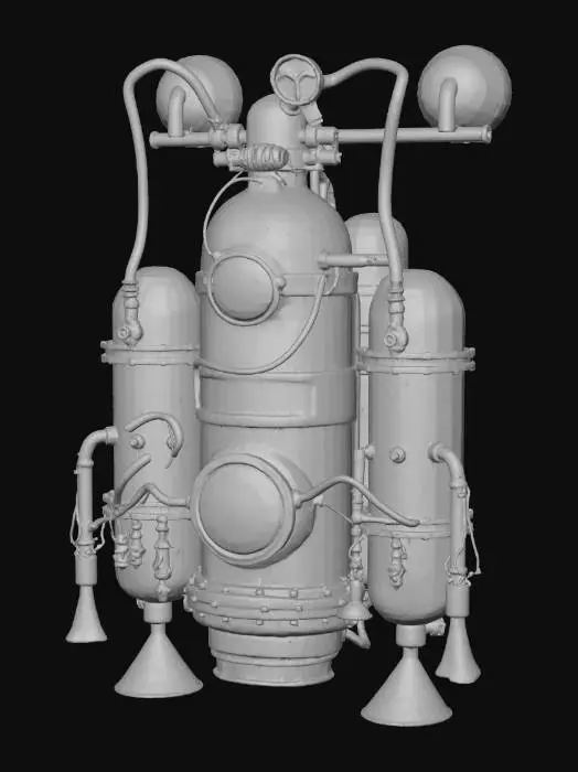 3D model for Steampunk Jetpack