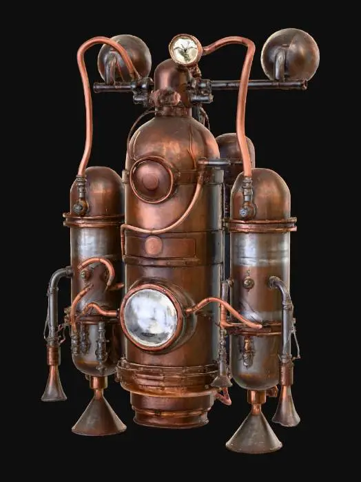 3D model for Steampunk Jetpack
