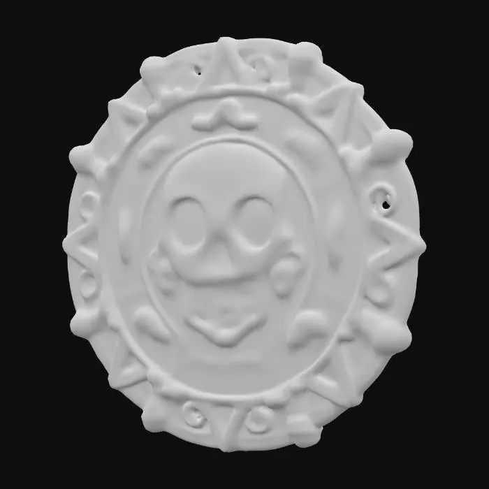 3D model for Aztec Skull Medallion