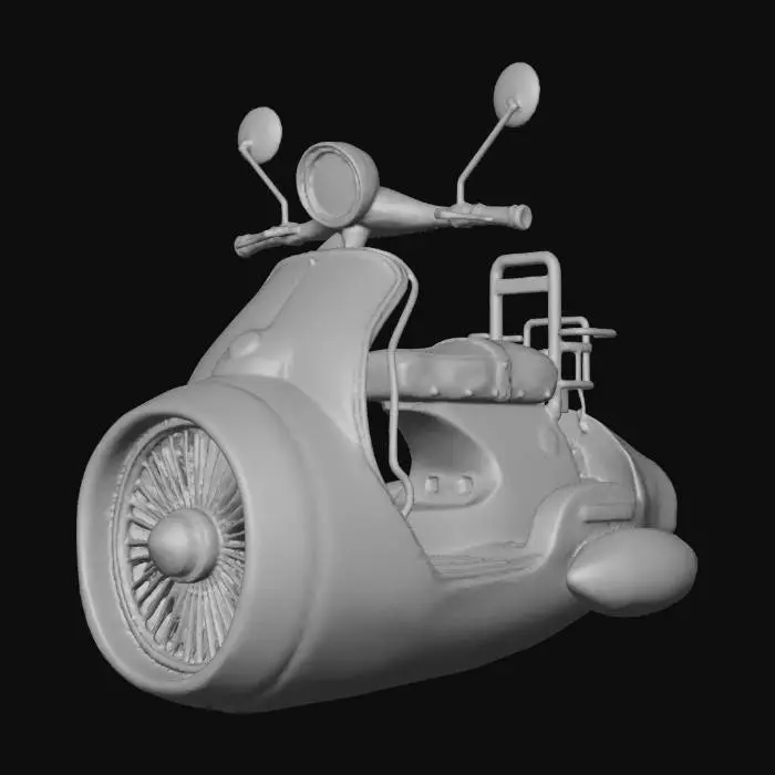 3D model for Sky Scooter