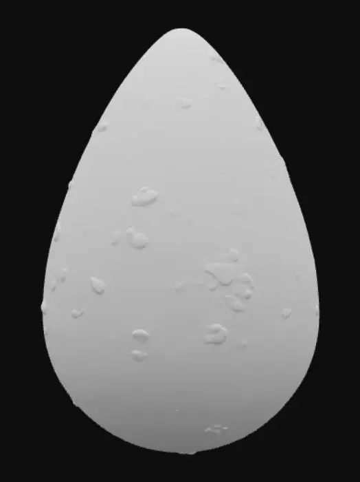 3D model for 3D model render of a stylized mineral asset, a large, polished teardrop-shaped piece of glowing orange amber, translucent resin material with subsurface scattering, you can clearly see ancient prehistoric insects (flies and mosquitos) trapped and frozen inside, game-ready asset, cinematic studio lighting with a strong key light and soft rim light creating beautiful refractions, centered, isolated on a solid black background, unreal engine render style, masterpiece --ar 1:1
