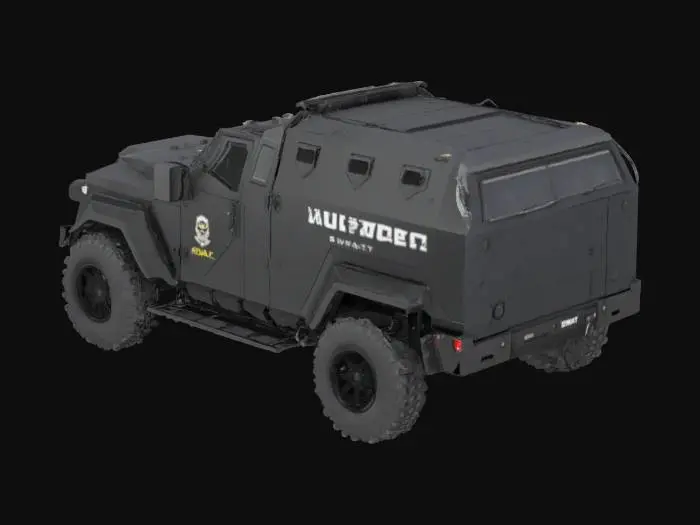 3D model for SWAT Tactical Vehicle