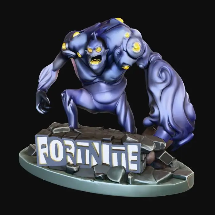 3D model for Fortnite Monster Figure