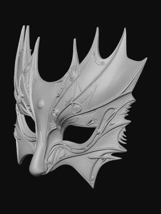 3D model for The Blue Mask