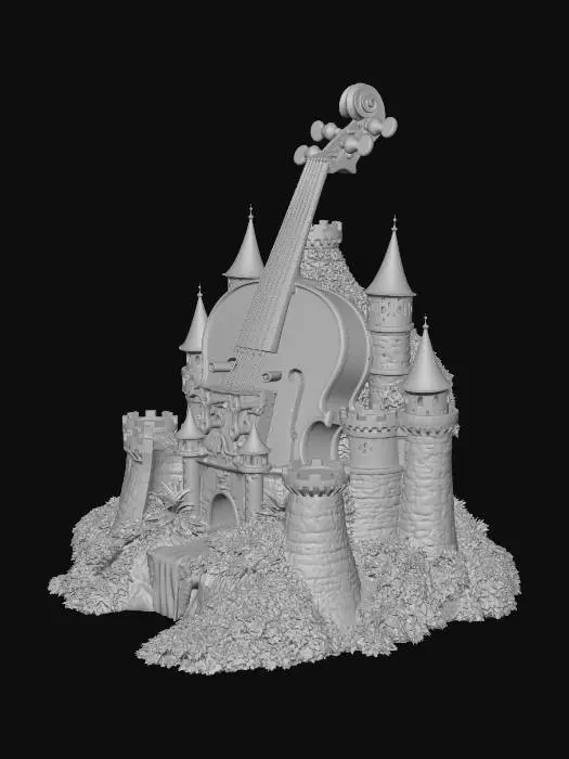 3D model for The Violin Castle