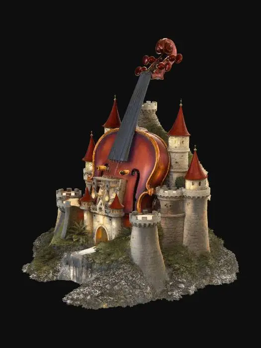 3D model for The Violin Castle