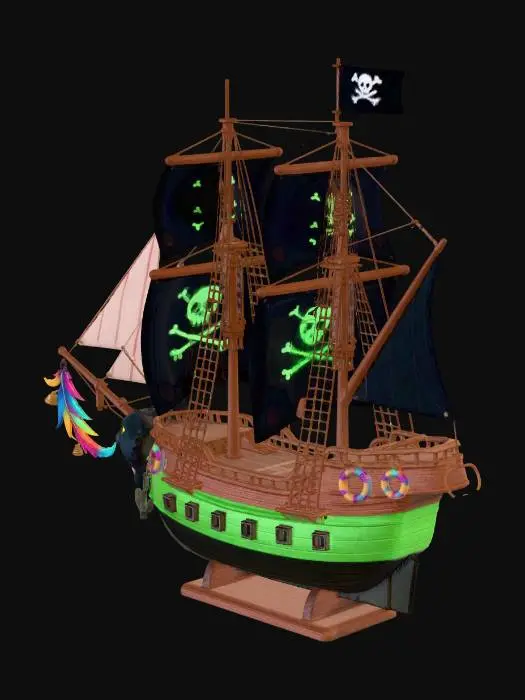 3D model for Pirate Catship