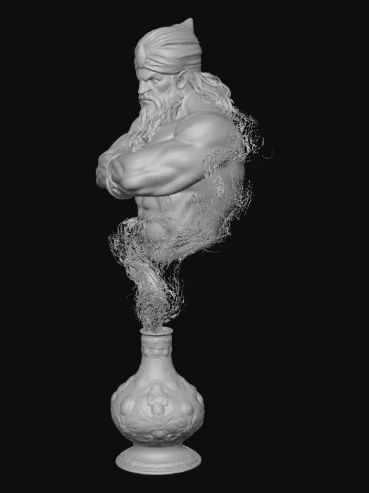 3D model for Emerald Genie