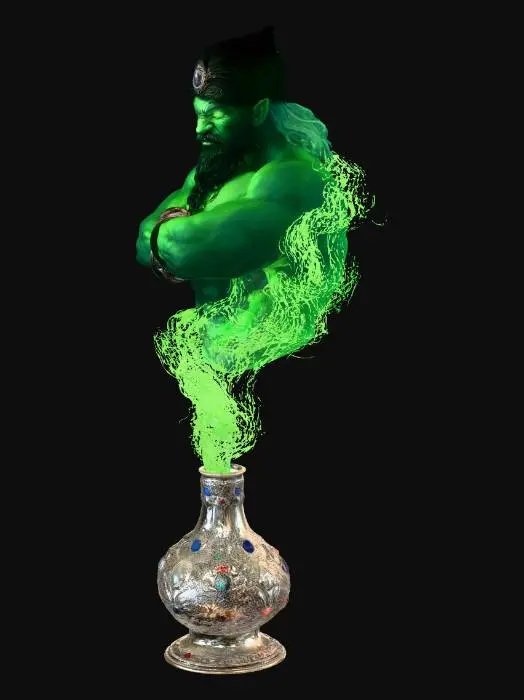 3D model for Emerald Genie