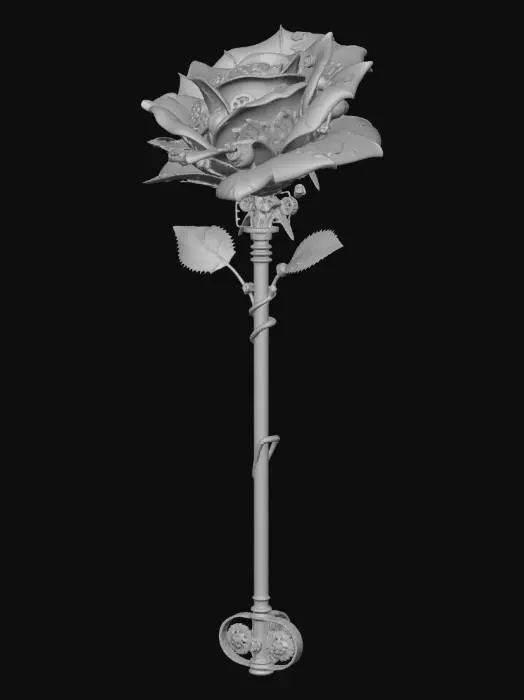 3D model for Clockwork Rose