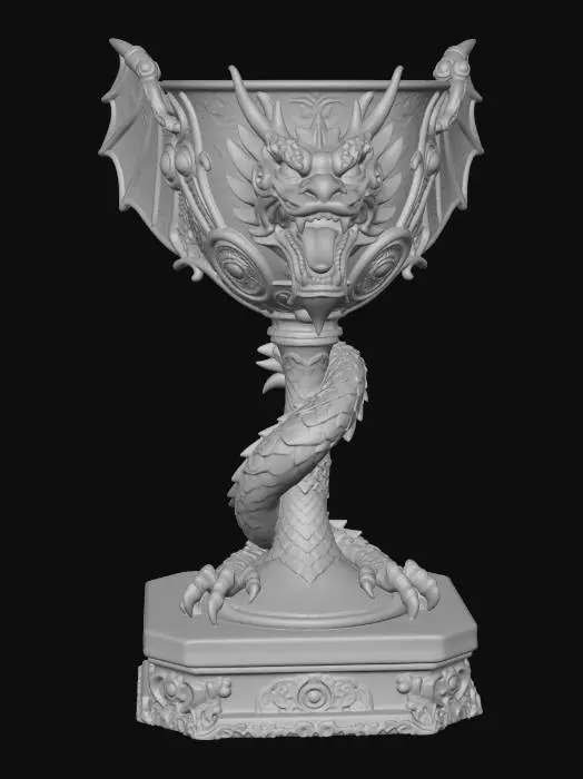 3D model for Dragon's Ember Chalice