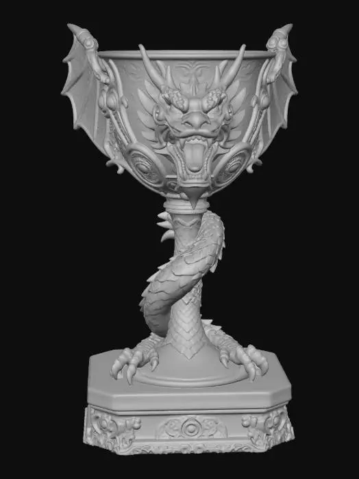 3D model for Dragon's Ember Chalice