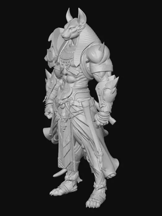 3D model for Anubois Warrior