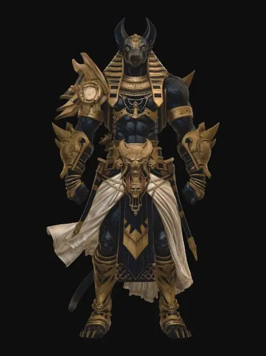 3D model for Anubois Warrior