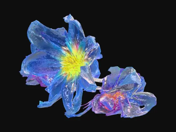 3D model for Chromatic Blossoms